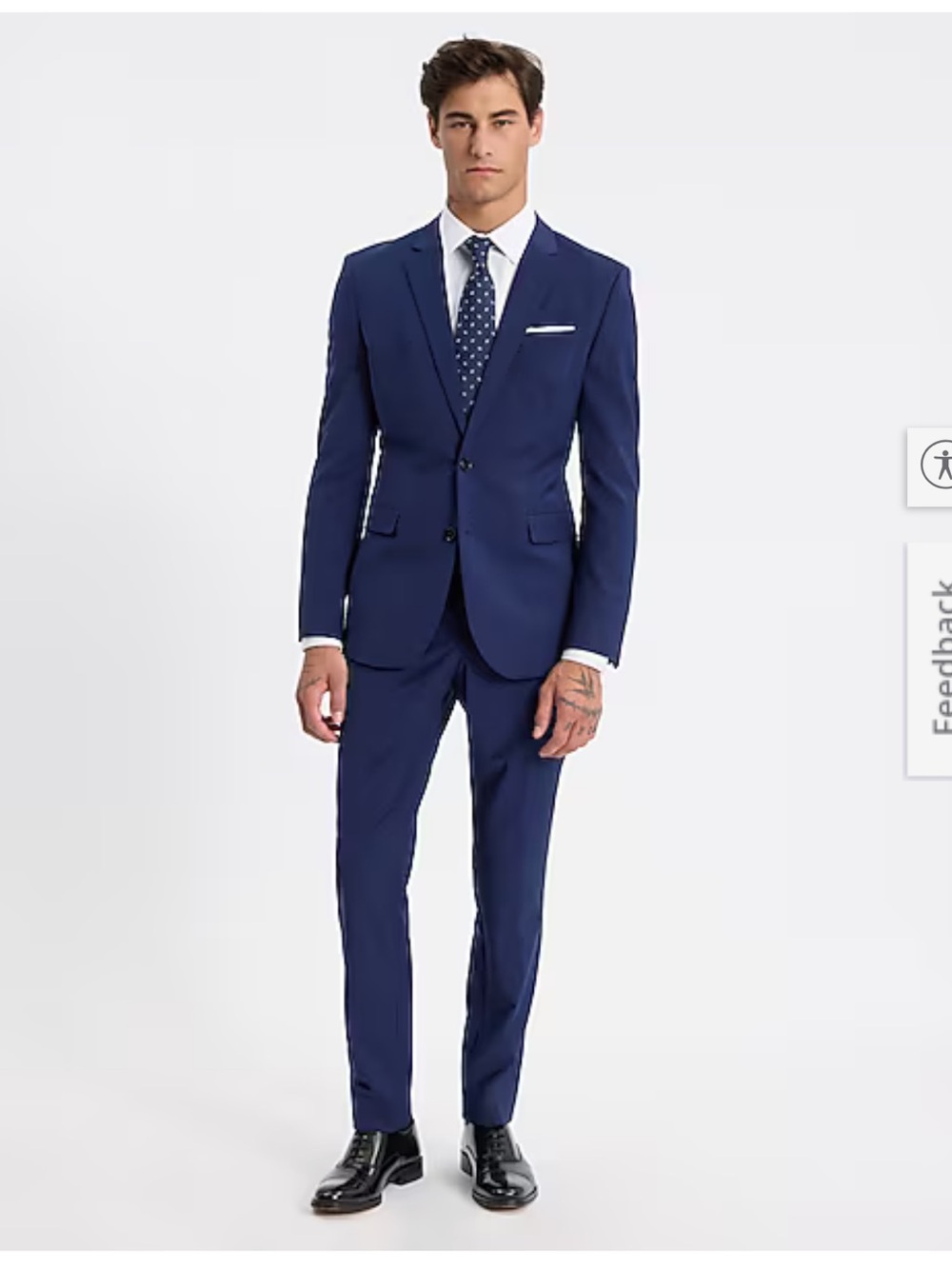 Express Men's Navy Blue Suit